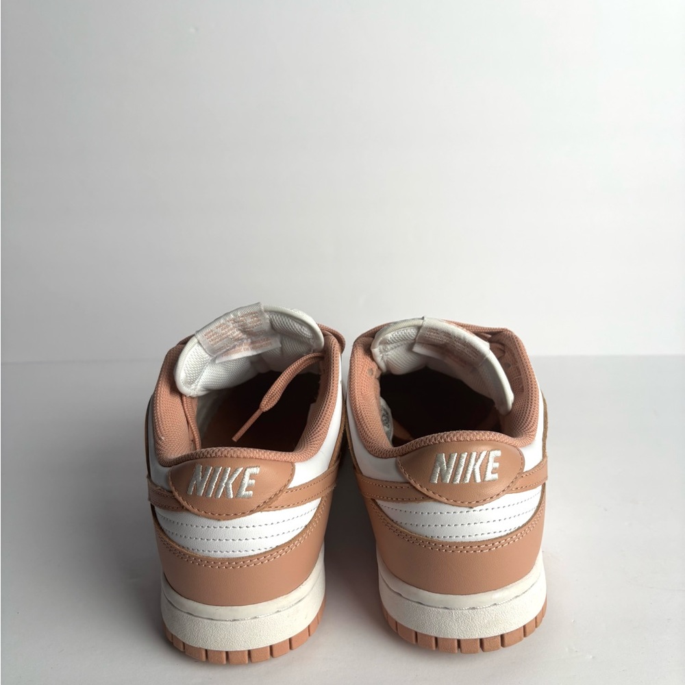 White/Rose whisper women’s Nike Dunk low-size 10 - Picture 7 of 9